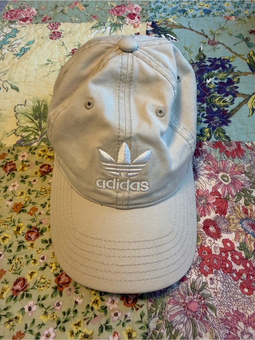 adidas Beige Trefoil Baseball Cap
